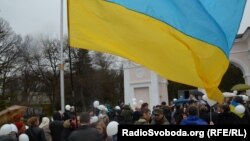 Ukraine -- Action "for peace and unity of Ukraine" in Simferopol, 07Mar2014