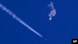 Снимка от свалянето на друг НЛО над Южна Каролина през миналата седмица.
