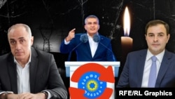 დავით ვარდიაშვილი (მარცხნივ), მამუკა მდინარაძე და ვანო ზარდიაშვილი (ფოტოკოლაჟი)