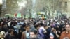 Crowds in the streets of Tehran, Iran's capital. File photo