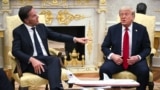 Встреча Дональда Трампа и генсека НАТО Марка Рютте в Белом доме, 14 июля 2025 года