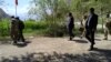 A meeting of border guards on the Kyrgyz-Tajik border on July 24