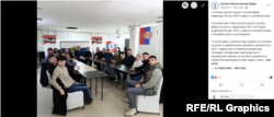 Vukašin Đoković, prvi desno, na sastanku Srpsko-Ruskog centra Majak