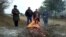 Блокпост по дороге в хутор Веселый