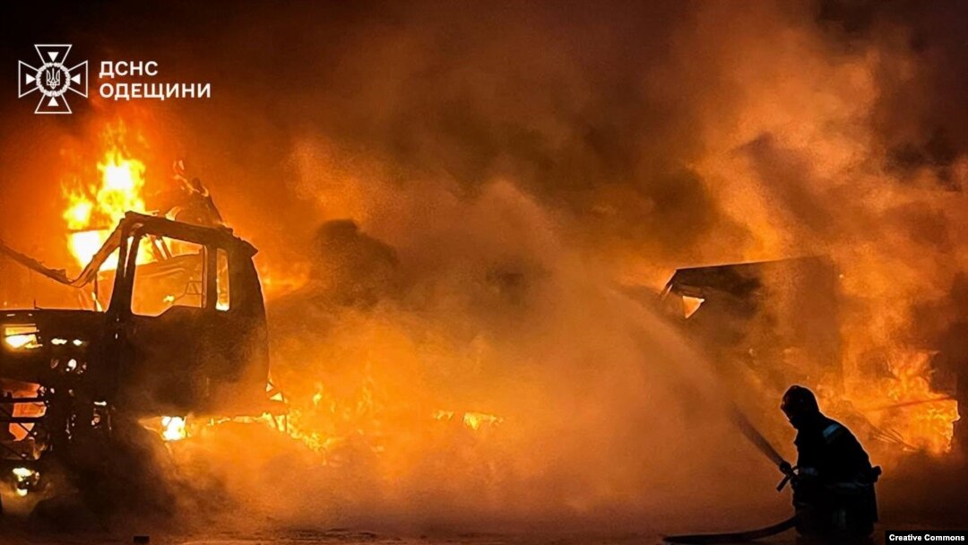 На месте падения российских ракет в Одесской области, 2 октября 2024