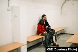 Мобільне укриття в парку «Наталка» на Оболоні