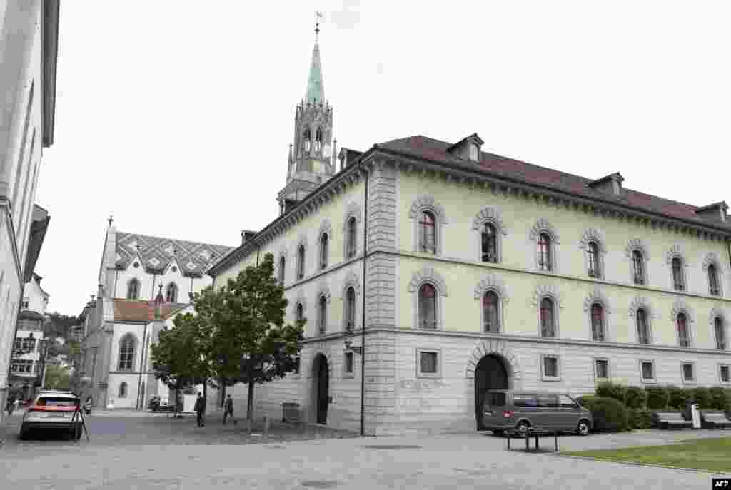 Будынак кантоннага суду Санкт-Галену, дзе адбываецца паседжаньне