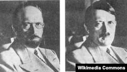 У 1944 годзе Сакрэтная служба ЗША выказала здагадку, як мог бы зьмяніць зьнешнасьць Гітлер, калі пасьля паразы Нямеччыны яму давялося б хавацца. У траўні 1945 гэта выява была расклееная па ўсёй амэрыканскай акупацыйнай зоне.