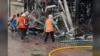 4 Injured In Mass Drone Strike On Kharkiv1 GRAB