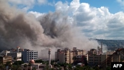 بمباران شهر صیدا توسط نیروی هوایی ارتش اسرائیل در روز چهارشنبه