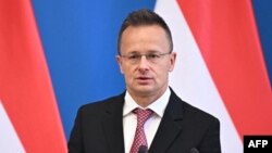 უნგრეთის საგარეო საქმეთა მინისტრი პეტერ სიიარტო. ბუდაპეშტი. 23 მაისი, 2024.