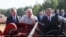 Лукашэнка на ўборачнай у 2021 годзе. Архіўнае фота