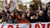 Saakashvili Supporters Rally In Tbilisi