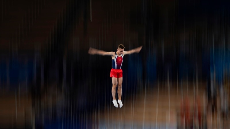 Belarusian Trampolinist Is First Neutral To Win Gold At Paris Olympics