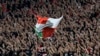 Hungarian soccer fans cheer on their team ahead of their country&#39;s match with Bosnia-Herzegovina in the UEFA Nations League.&nbsp;