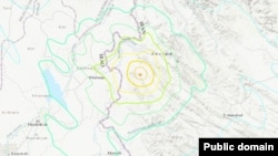 U.S. Geological Survey says a magnitude 6.3 earthquake strikes western Iran near its border with Iraq. source: USGS