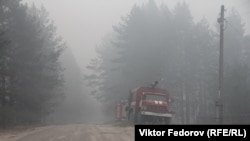 Лесные пожары в Карелии