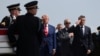 US President Donald Trump and defense chief Pete Hegseth attend a ceremony for soldier killed in July attack on a military base in Jordan.