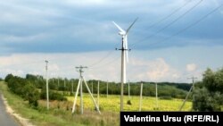 Energie eoliană la Ciorești, Nisporeni