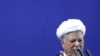 Iran -- Ali Akbar Hashemi-Rafsanjani speaks at the Friday prayers ceremony in Tehran, 07sep2007