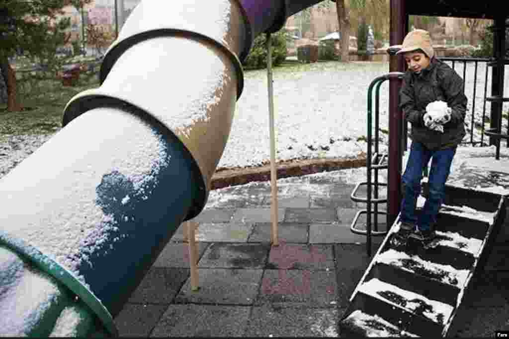 Snow in Iran - Tehran