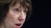 Belgium -- EU foreign-affairs chief Catherine Ashton addresses a news conference after a meeting of European foreign ministers at the EU Council in Brussels, 10May2010