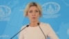 Russian Foreign Ministry spokeswoman Maria Zakharova (file photo)
