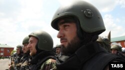 Бойцы полка специального назначения имени А.Кадырова. Архивное фото