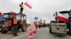 Польські фермери блокують рух на кордоні. Медика, Польща. Березень 2024 року