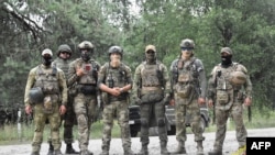 Наемники ЧВК «Вагнер» с белорусскими военными