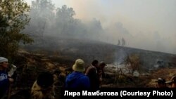 Башкортстанның Хәйбулла районында янгын сүндерү