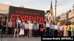 Izborna lista "Studentska lista – Studenti pobjeđuju" kandidovala je listu za Narodnu skupštinu Srbije, što je prvi izlazak studentskog pokreta na izbore nakon dvije godine protesta, blokada i političkih zahtjeva upućenih vlastima u Beogradu.