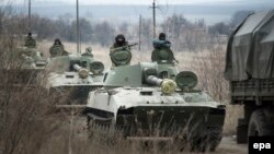 Військова техніка проросійських бойовиків на Донеччині, архівне фото 
