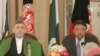 Karzai (left) and Musharraf in Kabul on September 7