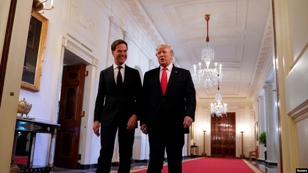 Марк Руте и Доналд Трамп (фотоархива).