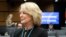File - US representative to the International Atomic Energy Agency (IAEA), Jackie Wolcott arrives to part in a meeting of IAEA Board of Governors on November 22, 2018