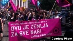 Jedna od šetnji Zagreb Pridea kroz centar grada, koji organizuju svake godine