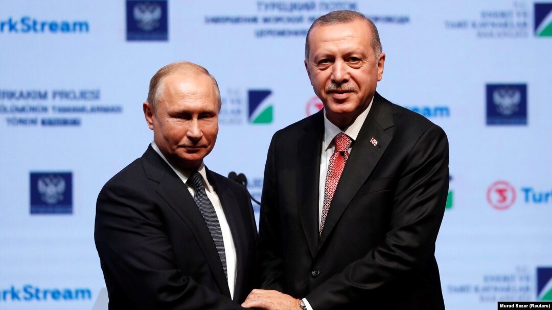Erdogan i Putin u Istanbulu, novembar 2018.