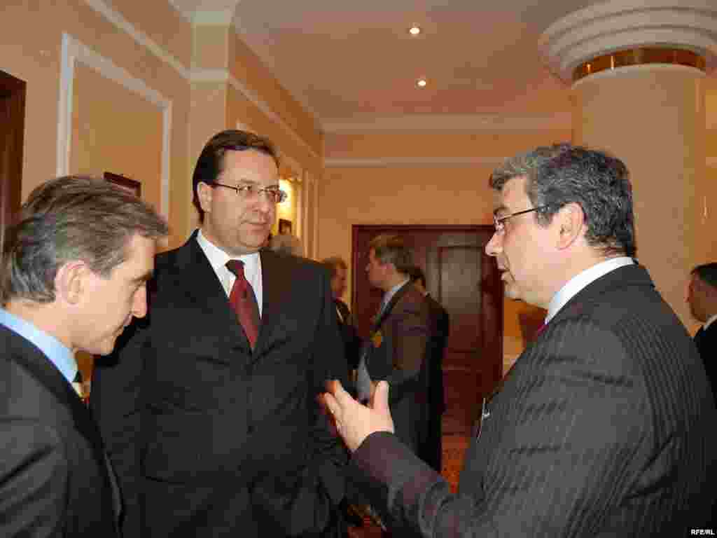 Iruie Leancă, Marian Lupu și Teodor Baconschi