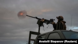 Український військовослужбовець 38-ї окремої морської бригади в Донецькій області, Україна