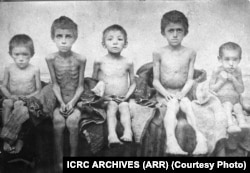Over the years, several photographs from other famines have wrongly been used to illustrate articles on the Holodomor. One example is this image of skeletal children in southern Ukraine in 1921-22.