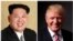 North Korean leader Kim Jong Un (left) and U.S. President Donald Trump (combo photo)