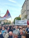 Serbia - Loznica - Protest against opening of lithium mine in western Serbia - October 16th 2024