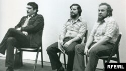 Сергей Довлатов, Александр Генис, Петр Вайль. Нью-Йорк, 1979. Фото Н.Аловерт