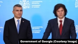 მამუკა მდინარაძე (მარცხნივ) და ირაკლი კობახიძე