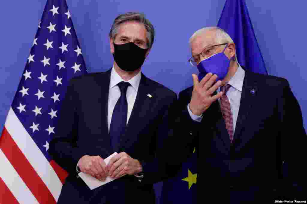 САД / ЕУ / МАКЕДОНИЈА - Високиот претставник на ЕУ Жозеп Борел и американскиот државен секретар Ентони Блинкен во денешна заедничка изјава наведуваат дека ЕУ и САД ќе го зајакнат заедничкиот ангажман на Западен Балкан.