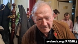 Belarus - Former editor of the Polish Gazeta Wyborcza Adam Michnik