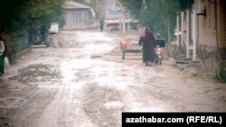 После дождя. Село в Туркменитане (Фото из архива) 