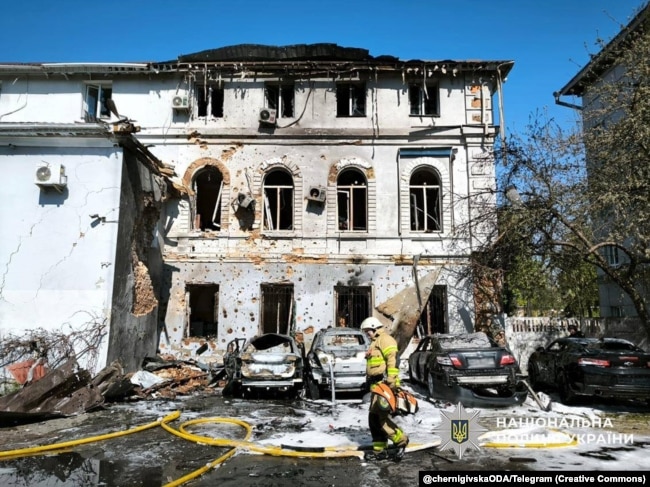 Наслідки російського обстрілу Чернігова. Чернігів, 5 травня 2026 року