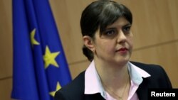 Laura Codruța Kövesi conduce Biroul Procurorului Public European de șase luni. Ea spune că, de la finele anului, instituția judiciară nou-înființată va trimite în instanță și primele rechizitorii.